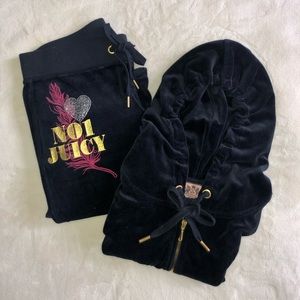 RARE Juicy Couture Darling of Couture Rhinestone Suit Vintage